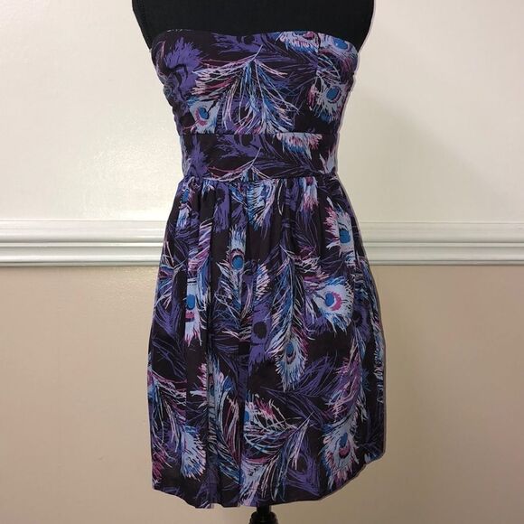 Forever 21 Strapless Purple Dress - Picture 1 of 3